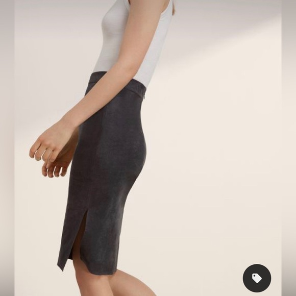 Aritizia Lis Skirt - Faux Suede - Picture 1 of 1